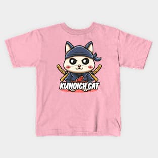 Kunoich cat Kids T-Shirt